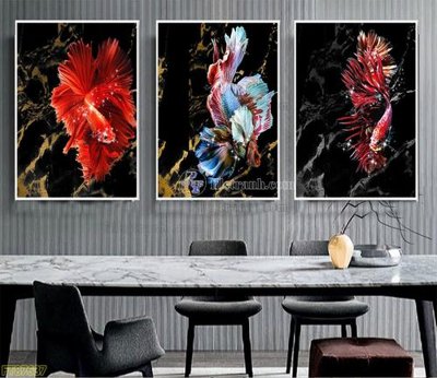 File in trần Tranh treo pha lê gương FT87687 (bản gốc) trời sao