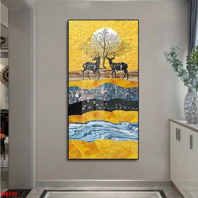 File gốc Tranh trang trí lối vào 1 tấm FT8772 (thiết kế) độc quyền