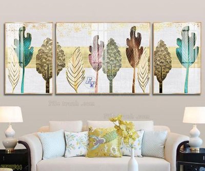 Tải file gốc Tranh treo pha lê gương FT87744 (bản PSD) còn layer