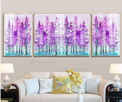 File gốc Tranh treo pha lê gương FT87807 (thiết kế) độc quyền