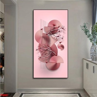 File tranh Tranh trang trí lối vào 1 tấm FT8801 (gốc) chủ đề trừu tượng