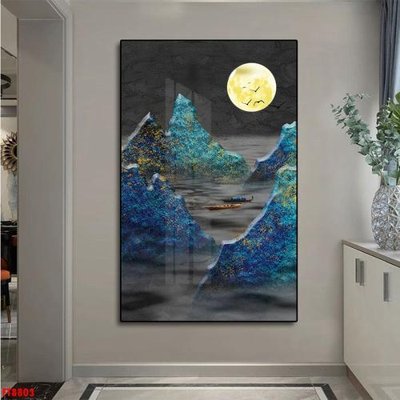 File tranh Tranh trang trí lối vào 1 tấm FT8803 (bản gốc) treo phòng ăn