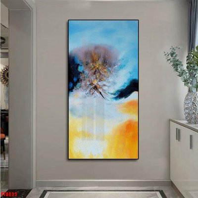 Ảnh gốc Tranh trang trí lối vào 1 tấm FT8833 (độ nét cao) in mica