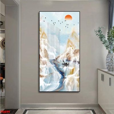 File gốc Tranh trang trí lối vào 1 tấm FT8899 (in lụa) chi tiết cao