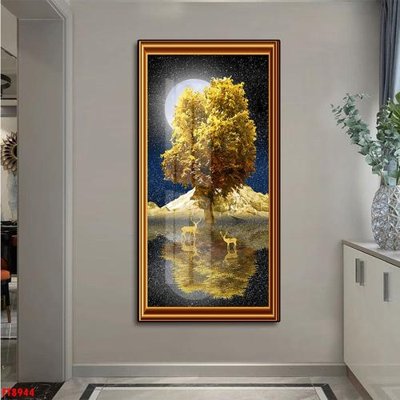 Download file Tranh trang trí lối vào 1 tấm FT8944 (gốc) cho xưởng in