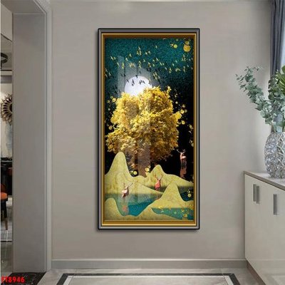 File tranh Tranh trang trí lối vào 1 tấm FT8946 (bản gốc) trang trí văn phòng