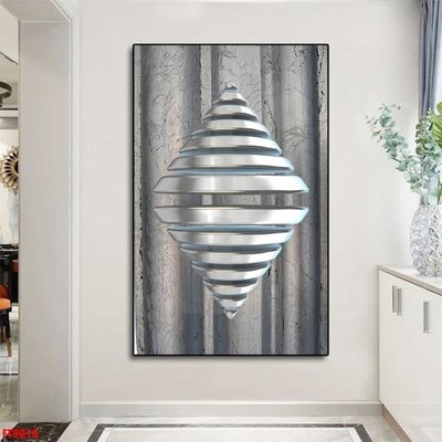 File tranh Tranh trang trí lối vào 1 tấm FT9018 (bản gốc) in canvas