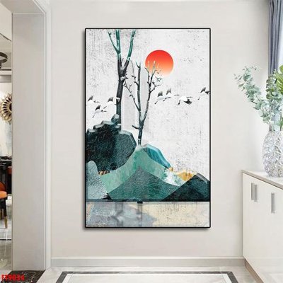 File in trần Tranh trang trí lối vào 1 tấm FT9054 (bản gốc) phong cảnh