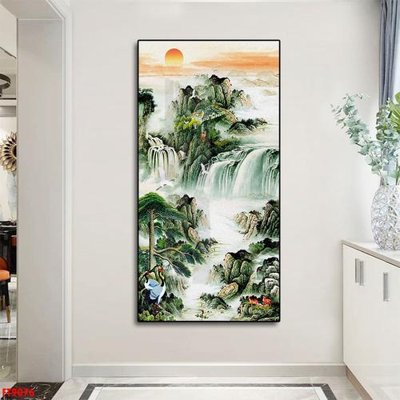 File gốc Tranh trang trí lối vào 1 tấm FT9076 (in tráng gương) nghệ thuật