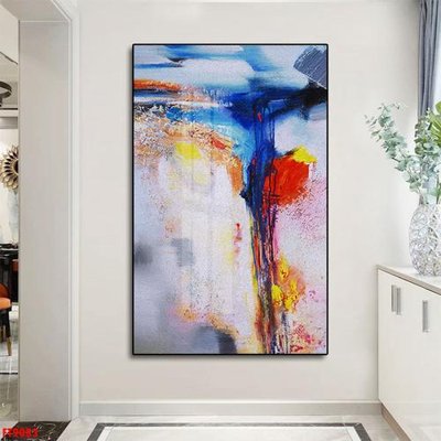 File tranh Tranh trang trí lối vào 1 tấm FT9083 (gốc) chủ đề trừu tượng