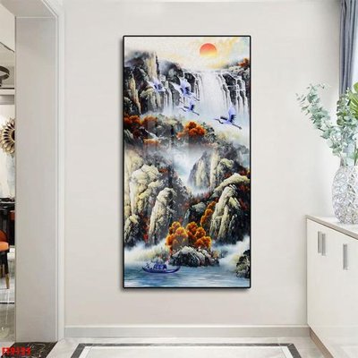 Download file ảnh gốc Tranh trang trí lối vào 1 tấm FT9125 để in ấn