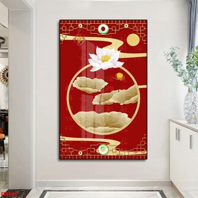 File gốc Tranh trang trí lối vào 1 tấm FT9145 (in mica) làm bảng hiệu