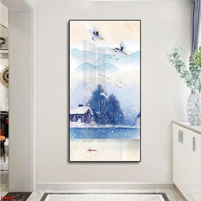 File gốc File tranh lối vào FT9173 (in lụa) hoa văn cổ điển