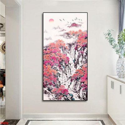 File gốc File tranh lối vào FT9278 (in lụa) chi tiết cao