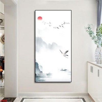 File gốc File tranh lối vào FT9450 (in lụa) tranh mã đáo