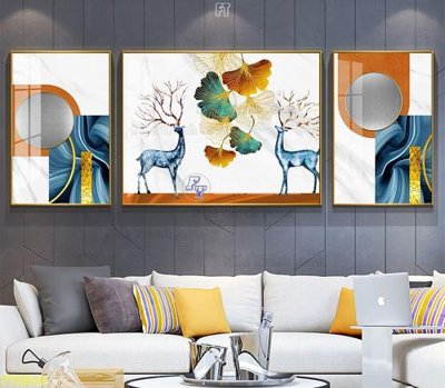 File PSD File tranh hiện đại pha lê gương FT95049 (bản gốc) dễ dàng edit