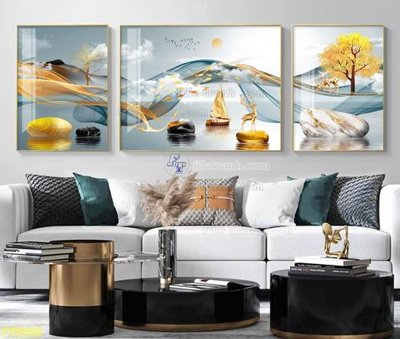 Tải file File tranh hiện đại pha lê gương FT95069 (gốc) làm tranh treo tường