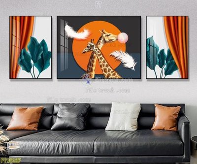 File gốc File tranh hiện đại pha lê gương FT95107 (ảnh chi tiết) để in trần