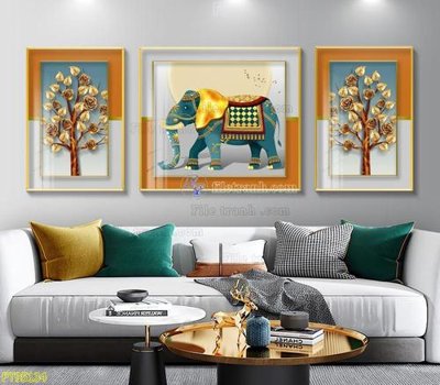 File ảnh File tranh hiện đại pha lê gương FT95134 (gốc) in poster