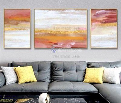 Cung cấp file tranh gốc File tranh hiện đại pha lê gương FT95147 độc quyền