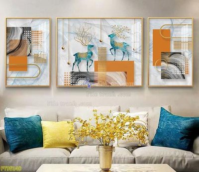 File gốc File tranh hiện đại pha lê gương FT95148 (ảnh chi tiết) để in lụa