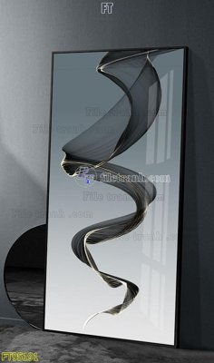 File tranh File tranh hiện đại pha lê gương FT95191 (ảnh gốc) in trần 3D