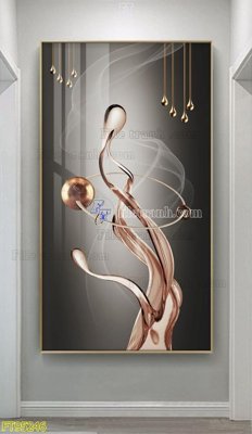 File ảnh File tranh hiện đại pha lê gương FT95246 (gốc) dùng in Pano