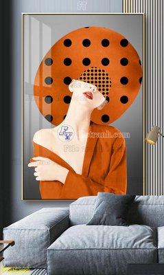 File in ấn cao cấp File tranh hiện đại pha lê gương FT95249 (file gốc)