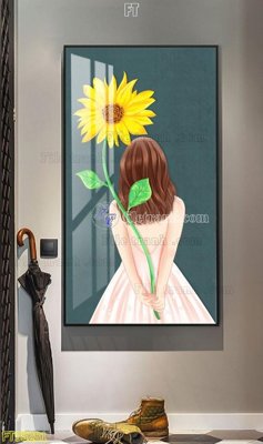 File in ấn chuyên nghiệp File tranh hiện đại pha lê gương FT95281 (file gốc)