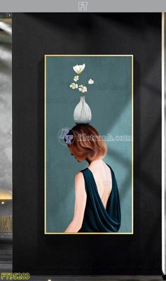 Tải file gốc in lụa File tranh hiện đại pha lê gương FT95283 siêu nét
