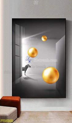 Download file File tranh hiện đại pha lê gương FT95308 (gốc) in mica đèn LED