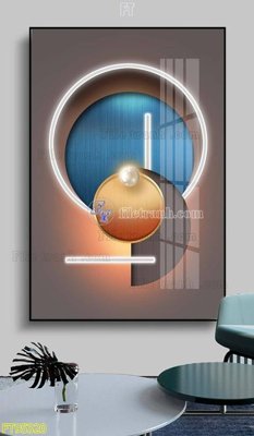 File gốc File tranh hiện đại pha lê gương FT95320 (PNG) nền trong suốt