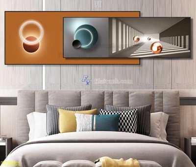 File in lụa File tranh hiện đại pha lê gương FT95391 (chất lượng cao) File tranh hiện đại pha lê gương FT95391