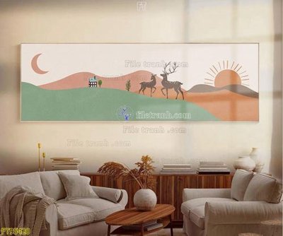 Tải file tranh File tranh hiện đại pha lê gương FT95420 (gốc) tại Filetranh.com