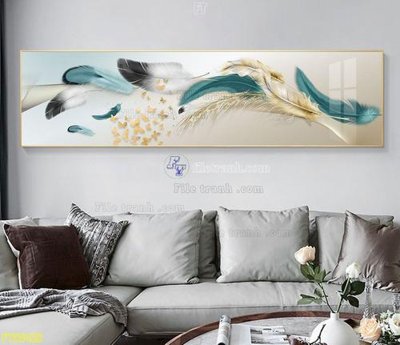 Ảnh gốc file in lụa File tranh hiện đại pha lê gương FT95435 chi tiết