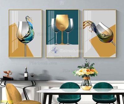 File ảnh File tranh hiện đại pha lê gương FT95469 (gốc) dùng in Pano