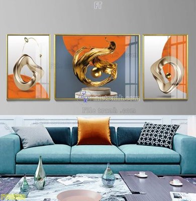 File tranh File tranh hiện đại pha lê gương FT95580 (ảnh gốc) in trần xuyên sáng