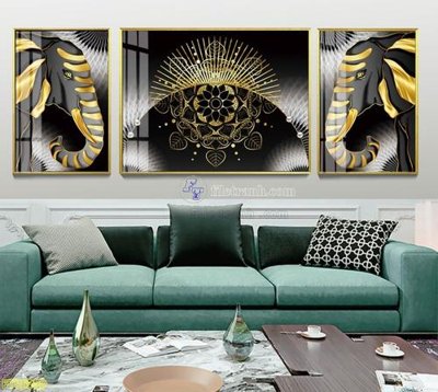 Tải file File tranh hiện đại pha lê gương FT95589 (PSD) cho in ấn quảng cáo