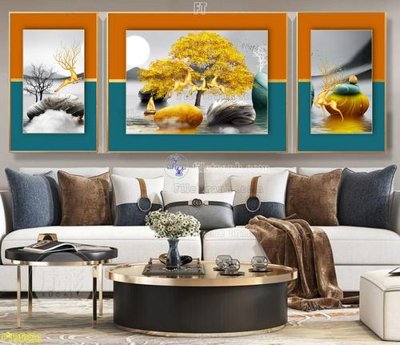 File tranh in mica File tranh hiện đại pha lê gương FT95631 (độ phân giải cao)