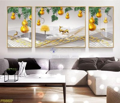 File PSD File tranh hiện đại pha lê gương FT95637 (bản gốc) dễ dàng edit