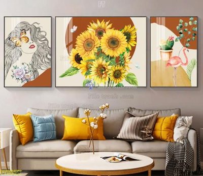 Tải file File tranh hiện đại pha lê gương FT95657 (gốc) in ấn ngay lập tức