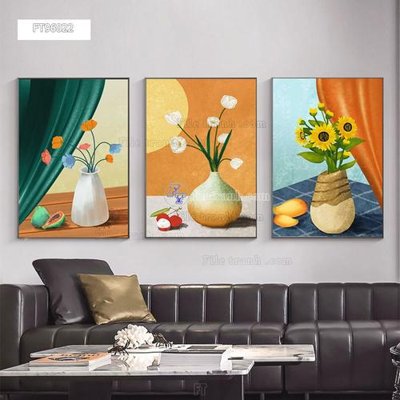 File ảnh gốc Tranh treo pha lê gương FT96022 (chuyên in mica)