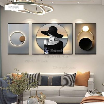 Download file Tranh treo pha lê gương FT96063 (chuẩn in) Tranh treo pha lê gương FT96063