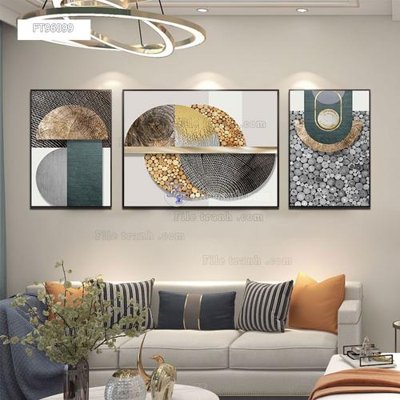 File tranh Tranh treo pha lê gương FT96099 (gốc) phong cách tối giản