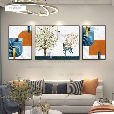 File tranh quảng cáo Tranh treo pha lê gương FT96106 (file gốc) chuyên nghiệp