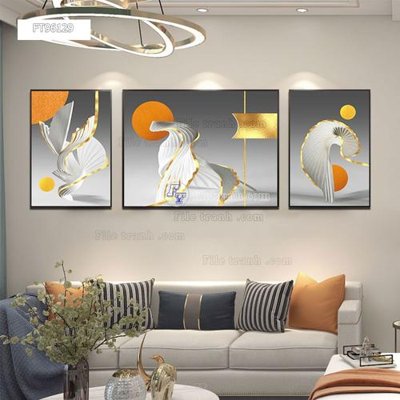 File tranh PSD Tranh treo pha lê gương FT96129 chất lượng cao