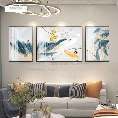 File gốc Tranh treo pha lê gương FT96135 (trang trí) cho phòng khách