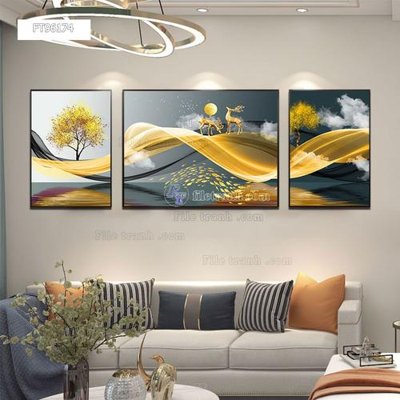 File tranh Tranh treo pha lê gương FT96174 (gốc) chủ đề động vật