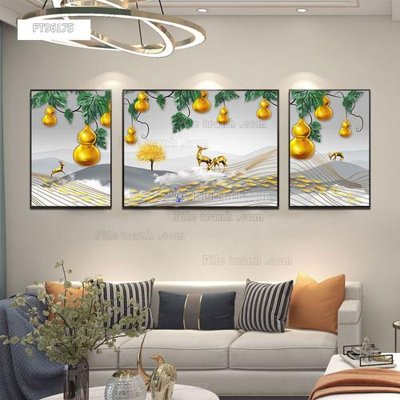 File PSD Tranh treo pha lê gương FT96175 (gốc) cho designer