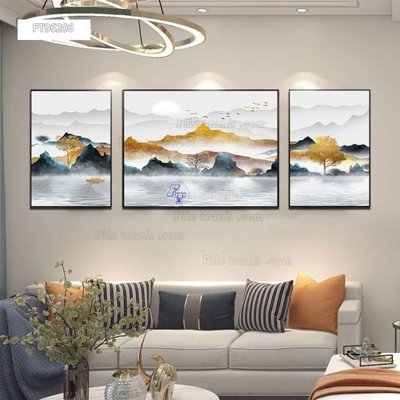 Tải file gốc Tranh treo pha lê gương FT96206 (in khổ lớn) quảng cáo